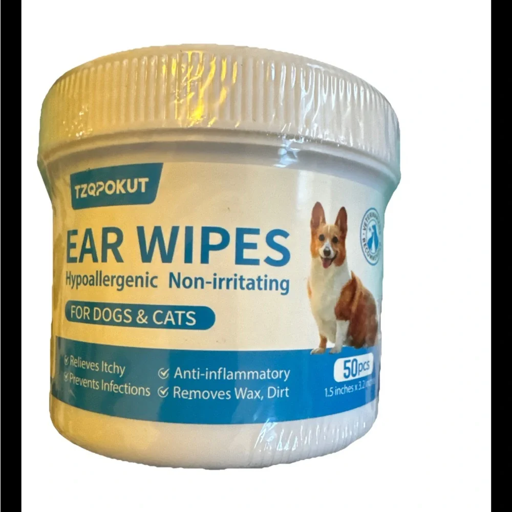 Dog Care Product Set with Flea Shampoo , Training Sprays and 50 Ear Wipes NEW